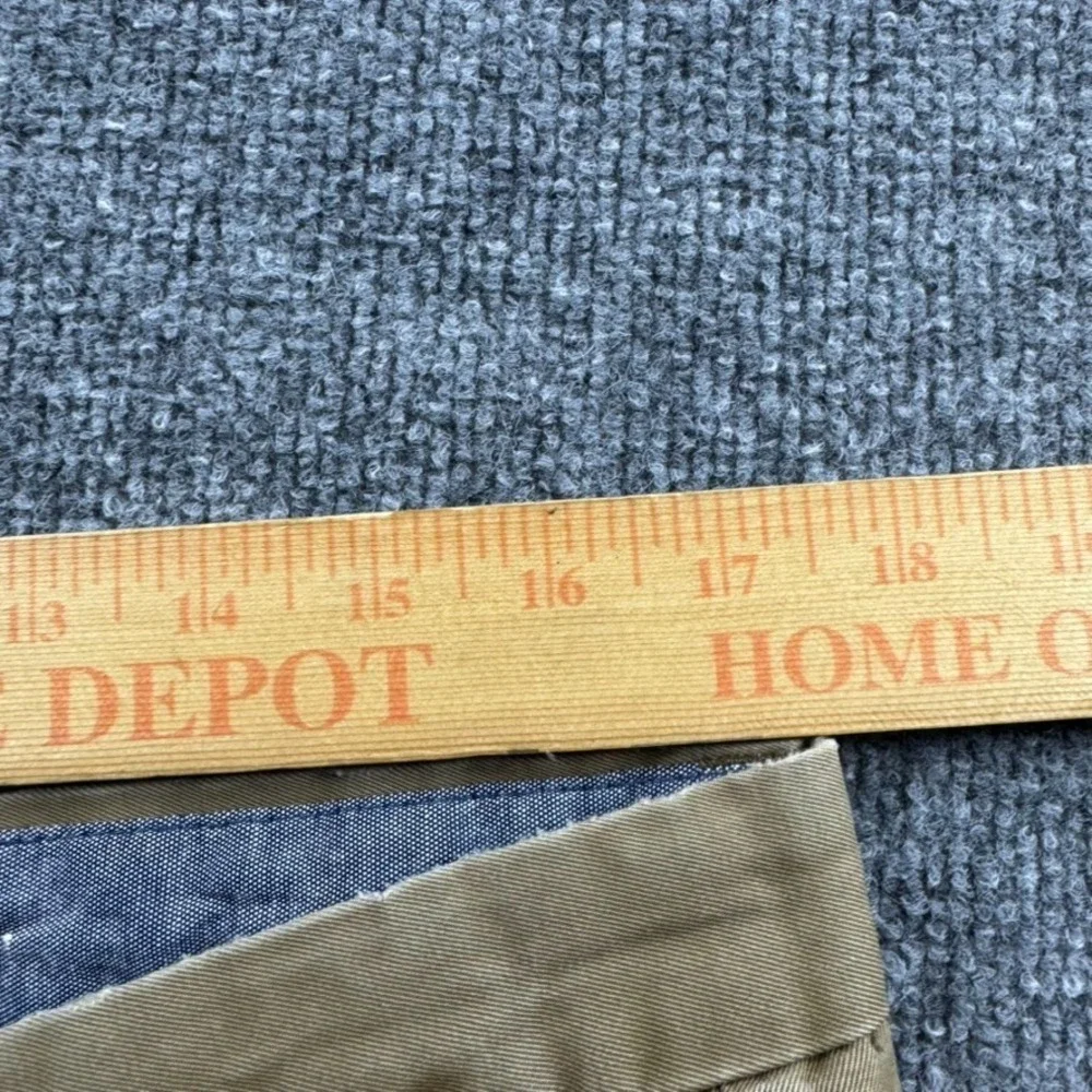 Banana Republic Aiden Fit Chino Pants Mens 35x33 Beige Khaki Straight Casual